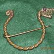 BronzeSerpentBrooch