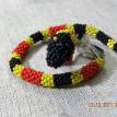 Crocheted beaded Snake
